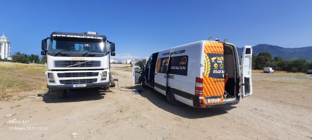 Girne Oto Lastik Tamiri Kamyon Hizmeti